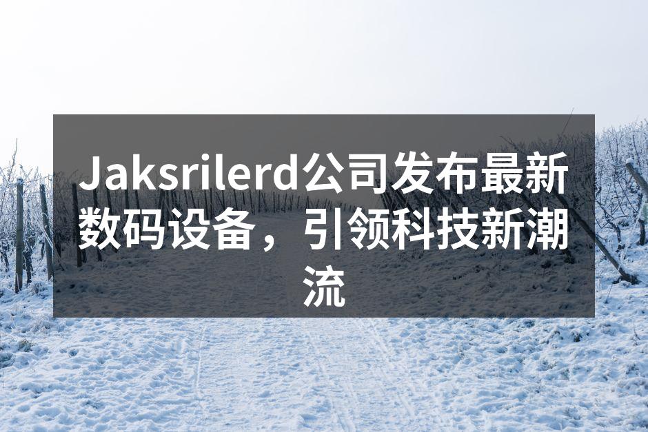 Jaksrilerd发布会现场盛况